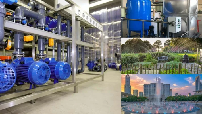 Using the drive in constant pressure water supply systems for buildings with PID control