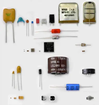 Types of capacitors and their applications in electronic and industrial circuits